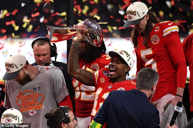 Hardman returned to the Chiefs and caught the Super Bowl-winning touchdown this month.