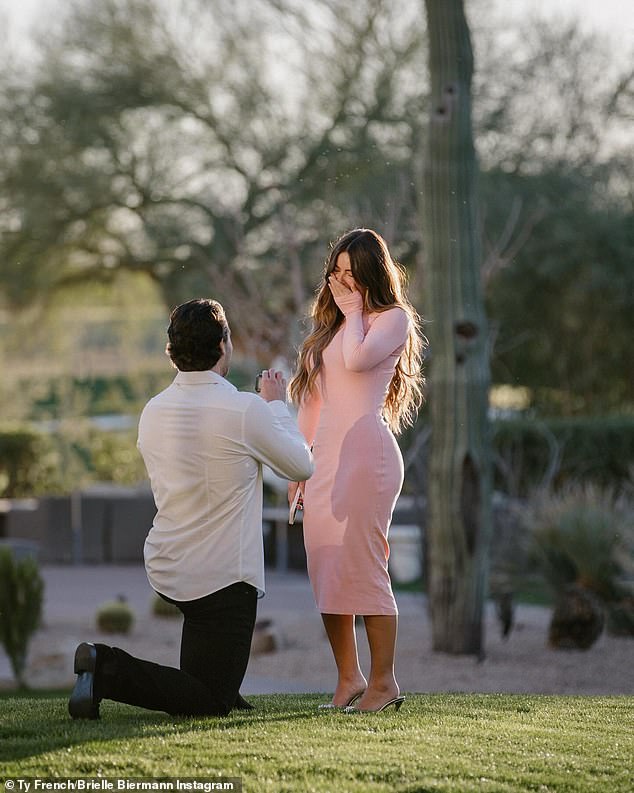 The Don't Be Tardy star shared the exciting news with her 1.3 million Instagram followers by posting a slideshow of images taken when her now-fiancé got down on one knee and proposed.