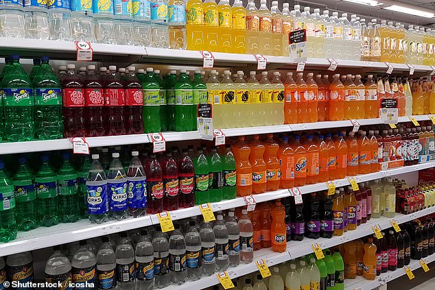 Sparkling water and private label lemonade are the soft drinks believed to be the most affected due to the problem (file image)