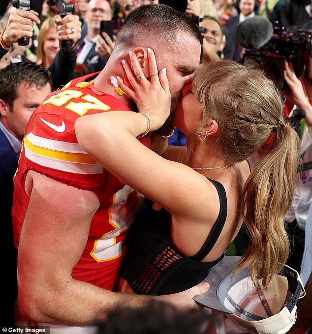 Kelce and Swift showed a lot of enthusiasm during the postseason, first after the Chiefs' victory in the AFC and then in the Super Bowl.