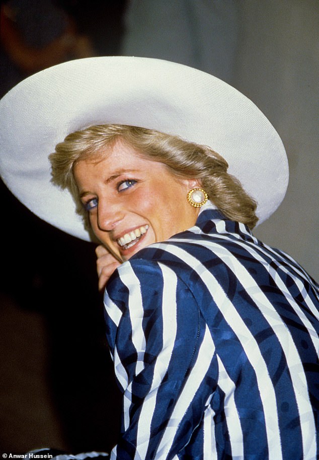 Diana in Melbourne, Australia 1988, visiting the Victorian College of the Arts School of Music