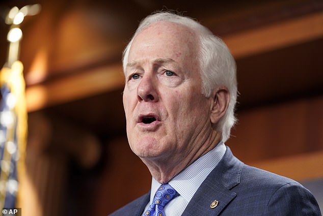 JUAN NO. 2: Sen. John Cornyn of Texas previously served as McConnell's top lieutenant, but Republican tenure limits leadership positions, so Thune took over in 2019.