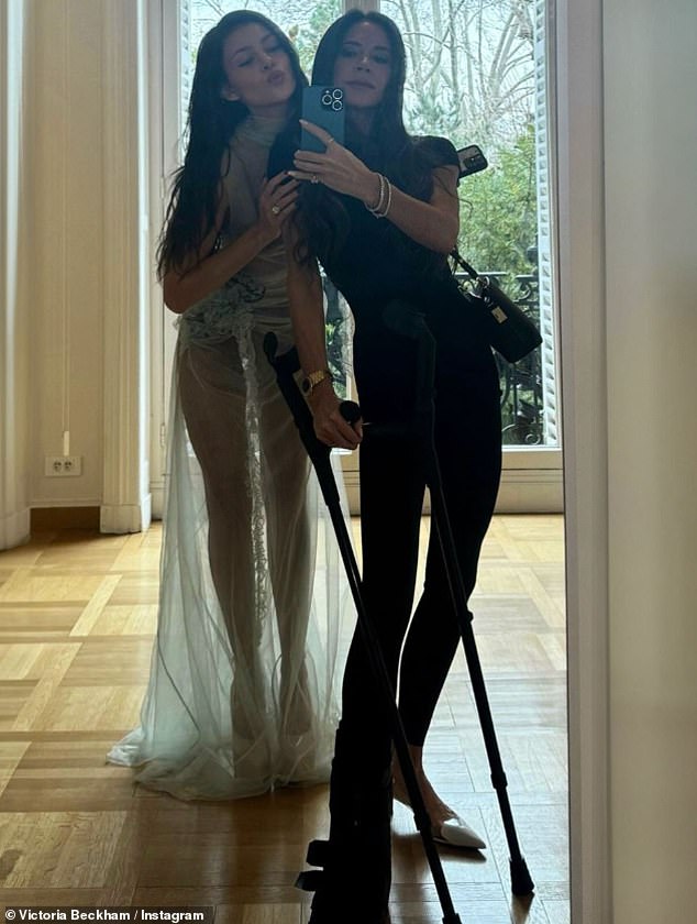 Nicola has been dropping several hints that she will appear at her fashion show at the end of the week, taking photos with Victoria and wearing her clothing line.