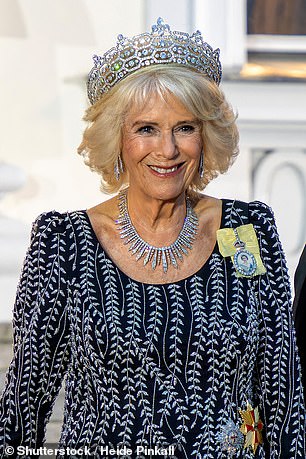 Support: Queen Camilla campaigned for years to raise awareness about osteoporosis, a disease that affected her mother.