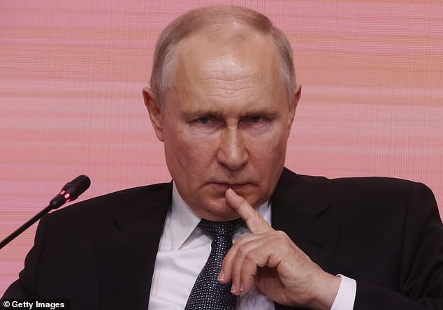 The West and Navalny's supporters, including his widow, say Russian President Vladimir Putin (pictured) is responsible for Navalny's death.