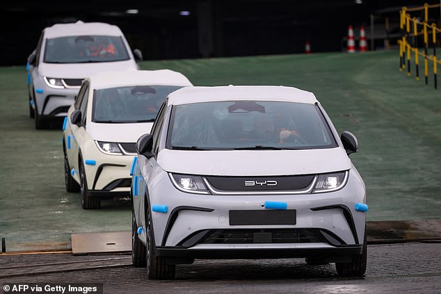 Chinese electric vehicles sell for much less than those in the US, with prices as low as $11,000