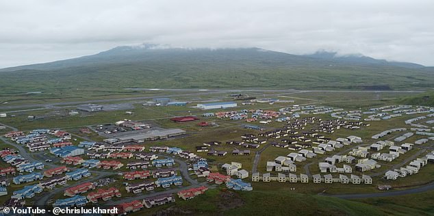 According to Luckhardt, 33 permanent residents still live in Adak. One of the residents rents intact buildings to tourists