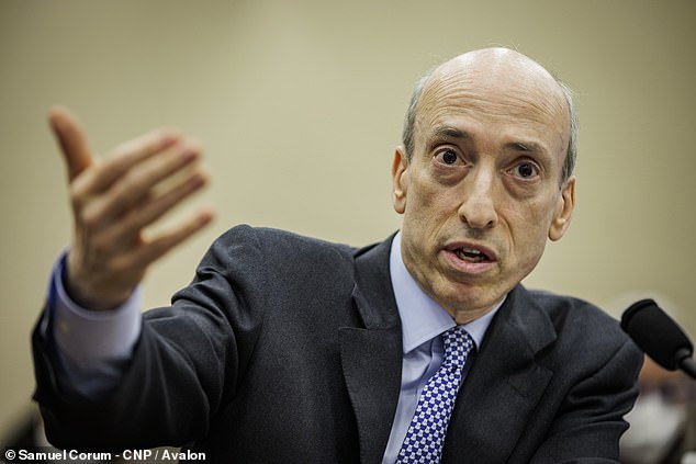 The Securities and Exchange Commission sent a subpoena to ChatGPT's creator in December.  SEC Chairman Gary Gensler is seen above