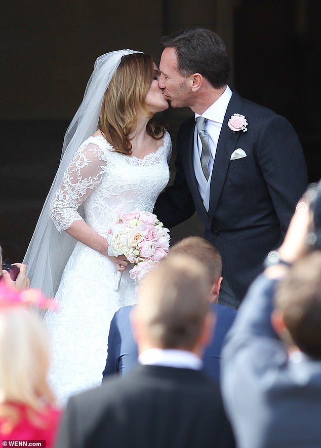 The couple married in a star-studded ceremony at St Mary's Church in Woburn in 2015.