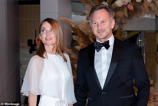 Halliwell and Horner attend the F1 Monaco Grand Prix Gala Dinner on May 28, 2023