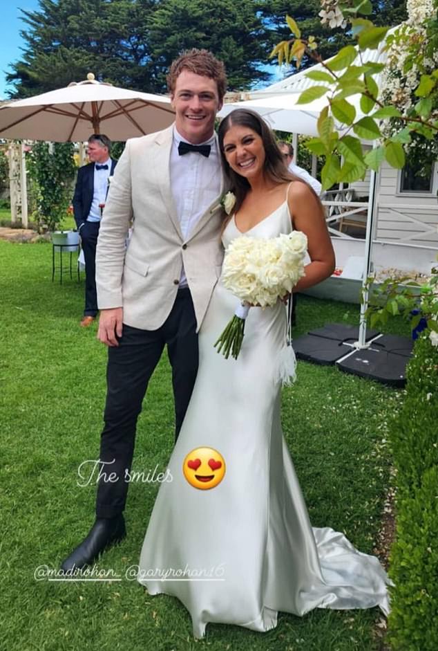 Gary first went public with Geelong physiotherapist Madi in 2021, and the happy couple officially tied the knot in December 2022.