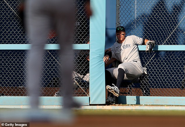 Judge missed 42 games last season after injuring his toe colliding with an outfield wall.