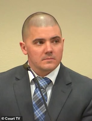 FBI firearms expert Bryce Ziegler gave evidence during the trial of Rust gunsmith Hannah Gutierrez-Reed, 26, on Monday, who disputed Alex Baldwin's version of events.
