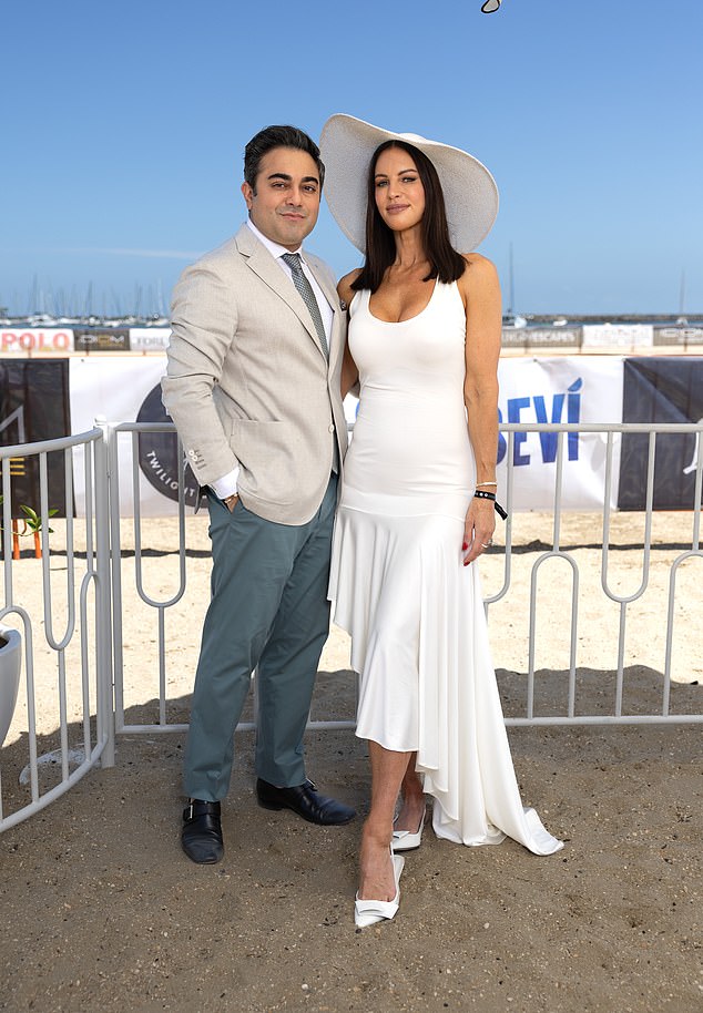 Alex Pike and her boyfriend, Manhattan-based plastic surgeon Dr. Sachin Shridharani, finally attended their first public event together at the Twilight Beach Polo on Saturday.
