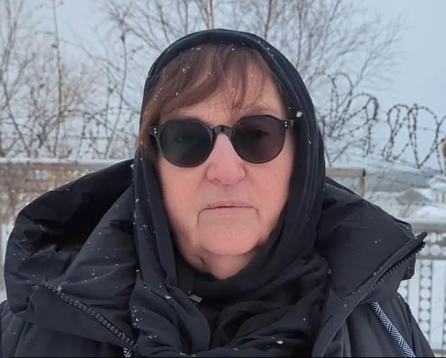 Lyudmila Navalnya (pictured) has been fighting for prison authorities to return her son's body.