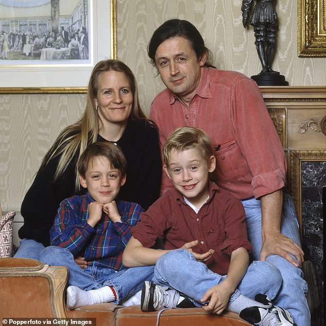 The five Culkin brothers will make their collective debut in Prime Video's upcoming animated series, The Second Best Hospital in the Galaxy.  Kieran (front left) and Macaulay Culkin, posing with their parents Kit and Patricia in London, England, in December 1990.