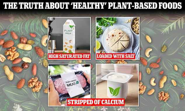 An analysis of 700 plant-based foods found that many were loaded with sodium and saturated fat, as well as lacking calcium.