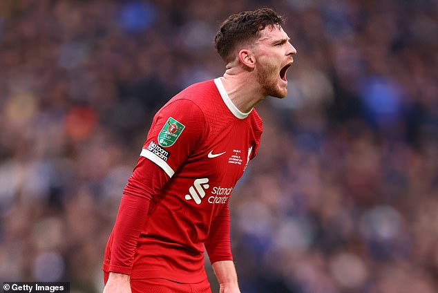 Andy Robertson was very critical of Moisés Caicedo's challenge to Ryan Gravenberch