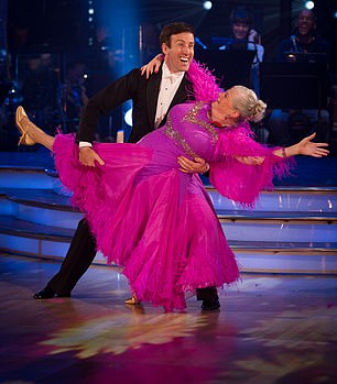 Let's Dance: Ann Widdecombe with Anton Du Beke on Strictly in 2010