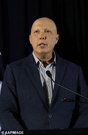 Peter Dutton (pictured), who is expected to be the next leader of the Liberal Party, has been compared to Harry Potter's arch-nemesis Voldemort by Labor MP Tanya Plibersek.