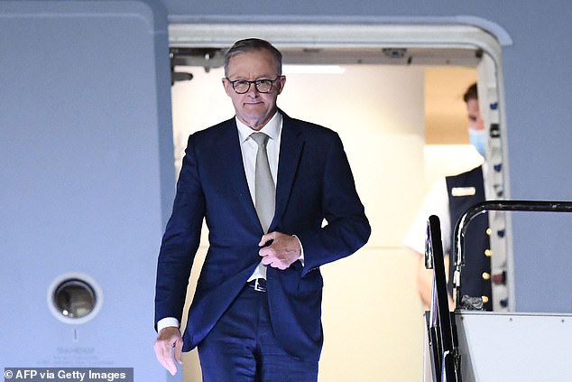 A man on a mission: Albanese has arrived in Tokyo, where he will participate in high-level talks with the heads of state of the United States, Japan and India.