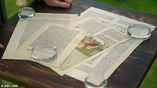 The collection of manuscripts dates back to the 1470s, and one of them was printed by the person who first printed in England.