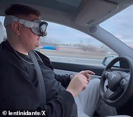 Tesla Driver Arrested for Hands-Free Driving While Using $3,500 Vision Pro Headphones