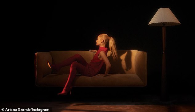 Ariana Grande gave her fans a sneak peek at the cover of her upcoming album on Saturday.