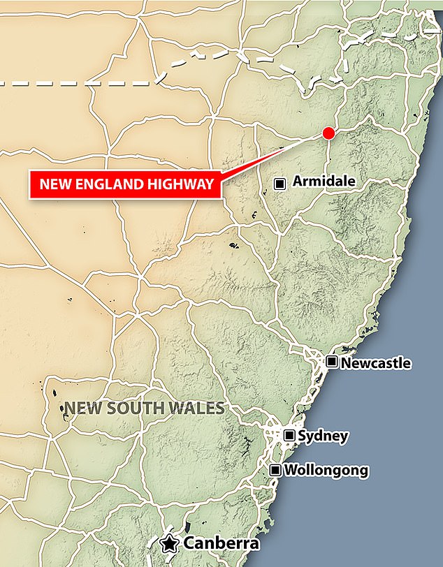Three people have died and a fourth is fighting for his life after a head-on collision on the New England Highway near Armidale in New South Wales.