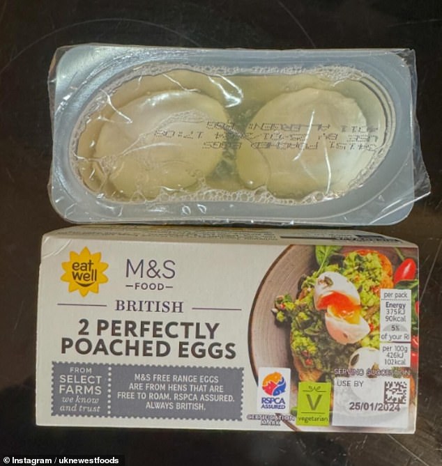 M&S has unveiled the latest example of 'convenience food' with the launch of poached eggs in stores