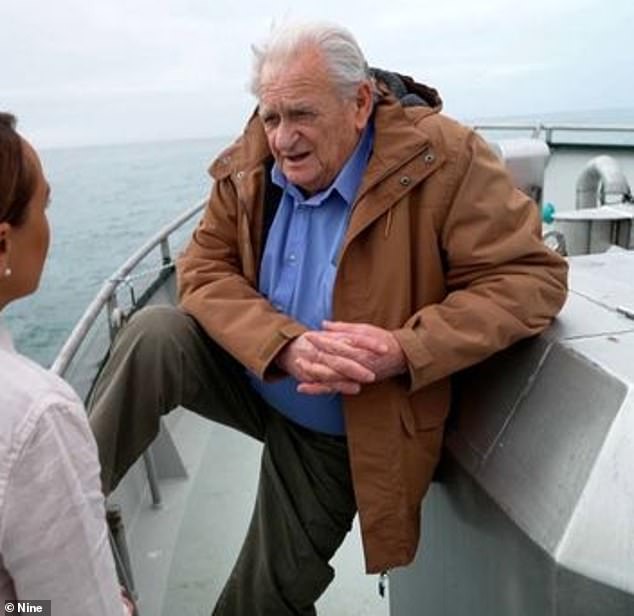 Australian fisherman Kit Olver (pictured), 78, claims to have found a wing from MH370 in late 2014.