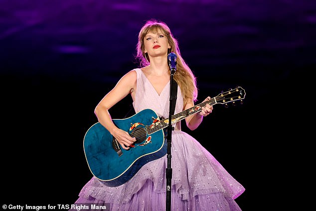 An angry Swiftie has taken to social media to lash out at the 'selfish' behavior of another Taylor Swift fan (pictured) during an emotional song performance in Melbourne.