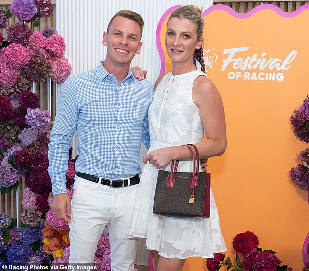 Kah and Melham were all smiles earlier this month at the launch of the Melbourne Festival of Racing