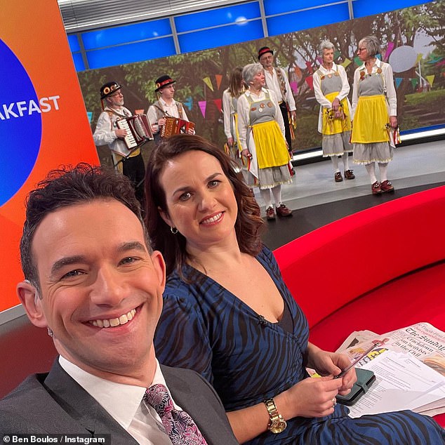 Earlier this week it was revealed that fellow presenter Ben Boulos will be returning to screens after his month-long absence (pictured with Nina Warhurst).