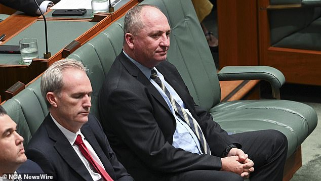 MP Zali Steggall has called in Parliament for random drug and alcohol testing.  Above, Mr Joyce during Question Time last week