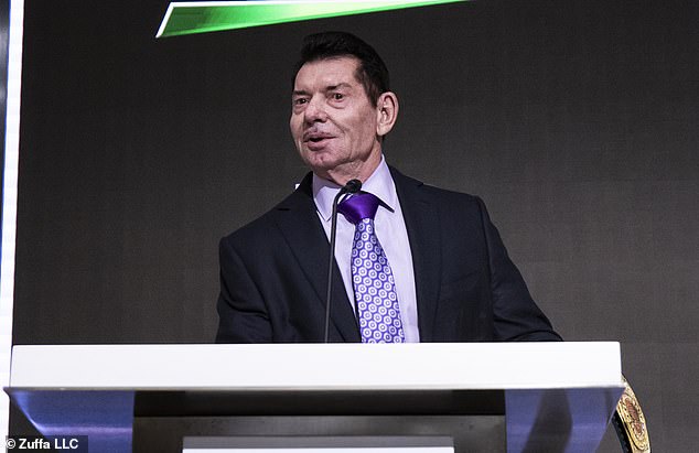 TKO's executive chairman of the board, Vince McMahon, was forced to resign in January.