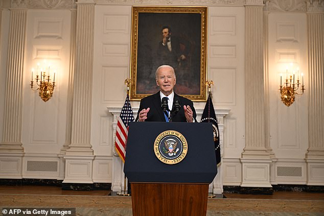 Joe Biden took the campaign to the White House on Tuesday, calling former President Donald Trump a 