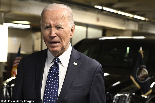 President Joe Biden said Thursday that two journalists told him they would have to leave the country if Donald Trump won the election because he had threatened to jail them.