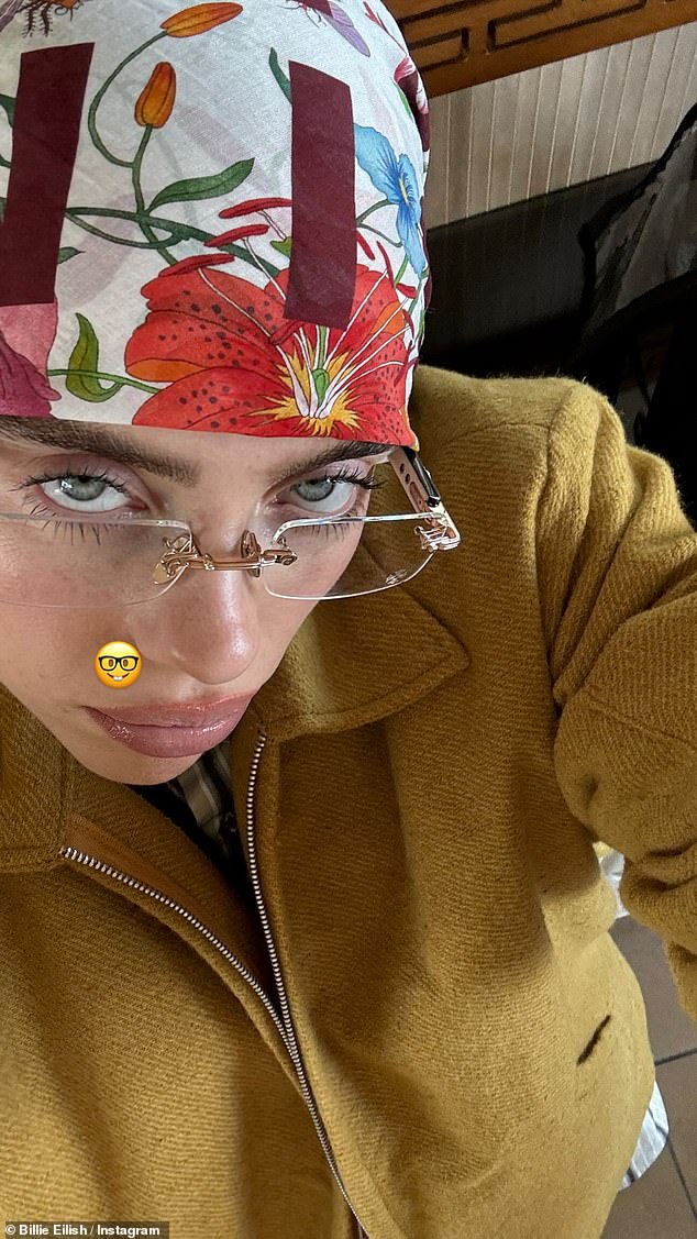 Billie Eilish gave fans a closer look at the outfit she wore to the 96th Oscar Nominees Luncheon in Beverly Hills, which took place on Monday.