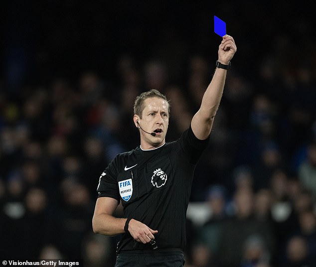 Blue cards are coming to football to accommodate weak refereeing