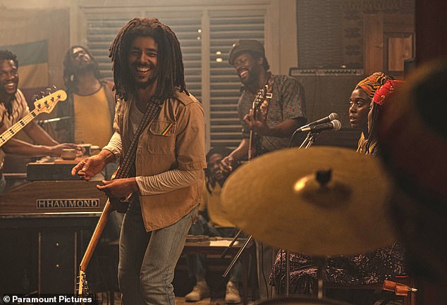 The biographical feature film Bob Marley: One Love dominated the Valentine's Day box office, raking in an impressive $14 million from moviegoers.