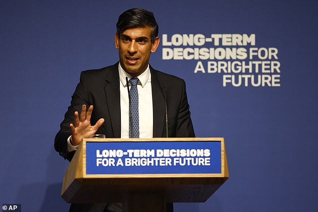 Rishi Sunak (pictured) sent Border Force teams to Egypt to help evacuate Britons still trapped in Gaza.