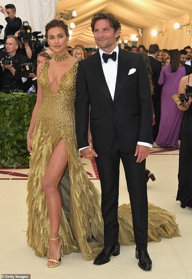 Bradley and Gigi were introduced by his ex-partner and mother of his daughter, Irina Shayk; Irina and Bradley photographed in 2018