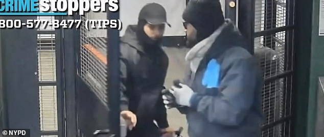 A pair of thieves stole more than $200,000 worth of designer items from luxury handbag store Rebag in a brazen heist caught on camera.