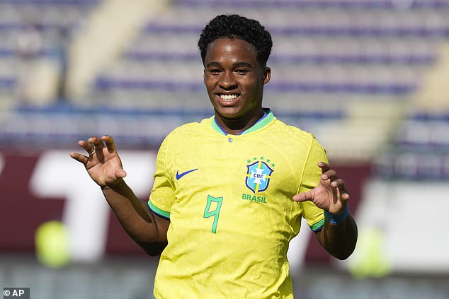 Brazilian prodigy Endrick has named the shirt number he wants to wear at Real Madrid