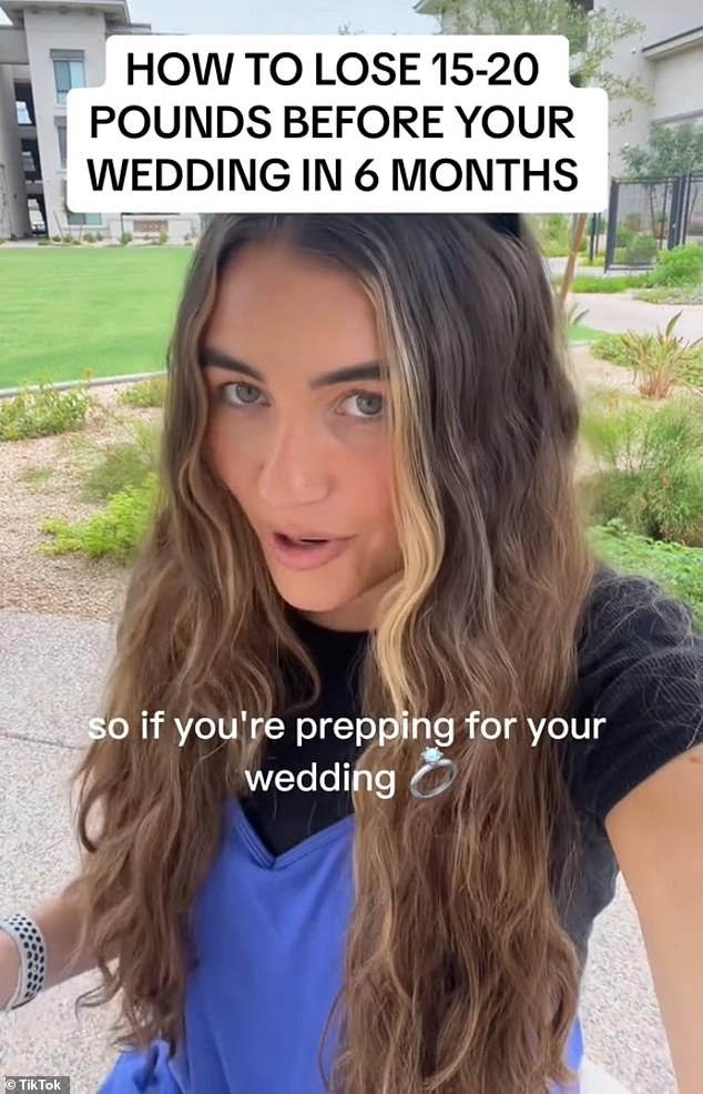 Bridal fitness and nutrition coach Sydney Fabrizio shared her tips for losing weight and sculpting your body before your wedding on TikTok.