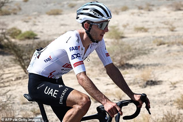 Adam Yates was forced to withdraw from the UAE Tour after suffering a concussion following a bad crash on Wednesday.