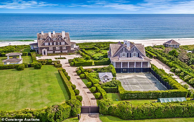 The Hamptons estate 'La Dune', which includes two houses sold at auction last month for $89 million, less than owner Louise Blouin owes her creditors.