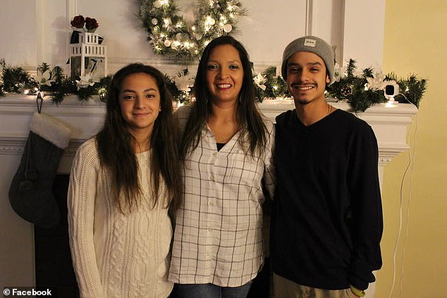 Lisa López-Galván, seen with her two children, Adrianna, 19, and Marc, 20, died at the scene of the shooting at the Kansas City Chiefs Super Bowl parade, police and family revealed. Her two children were also present, and Marc was shot in the leg, his relatives said.