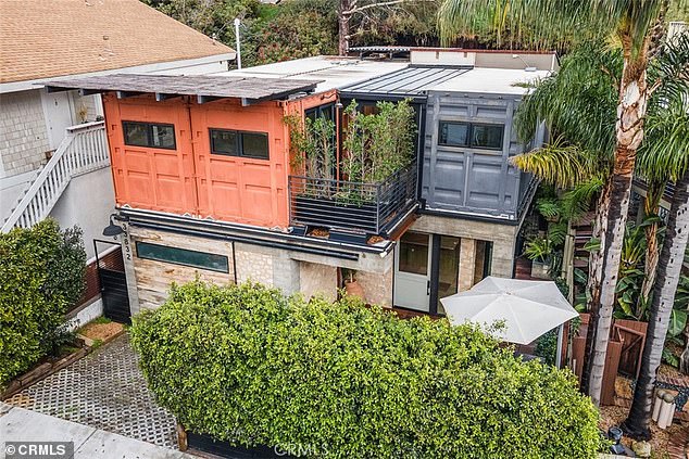 This 1,600 square foot home features two bedrooms and one and a half bathrooms.  Built in 2019, the Orange County home was made from repurposed shipping containers and was listed for sale on February 8 by Bullock Russell Real Estate Services.  The house is located in the Lantern District of Dana Point, California.  House hunters can purchase this home now for a whopping $1.78 million.